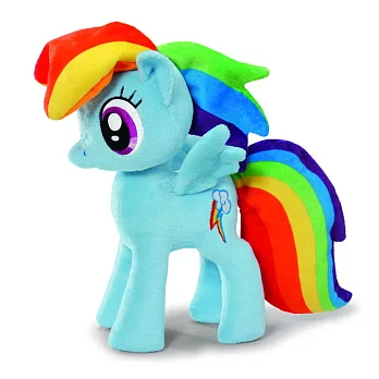 30cm彩紅小馬雲寶站姿玩偶