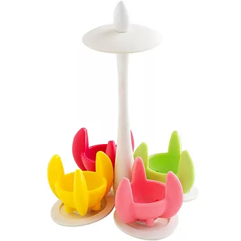 《MASTRAD》花型煮蛋器(4入)