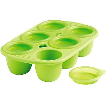 《MASTRAD》6格副食品儲存杯(小綠)