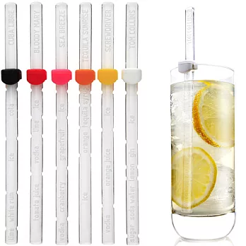 《VACU VIN》Recipe 調酒配方攪拌棒(6入)