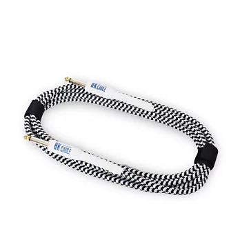 HK 電木吉他/電吉他 專用 高級導線(5米/白黑色)