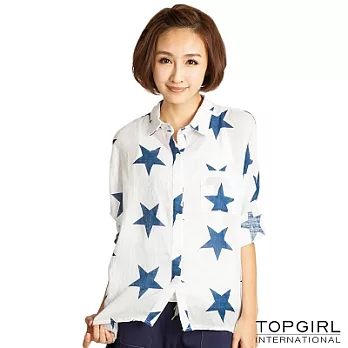 【TOP GIRL】來自星星的造型襯衫-女S星空白