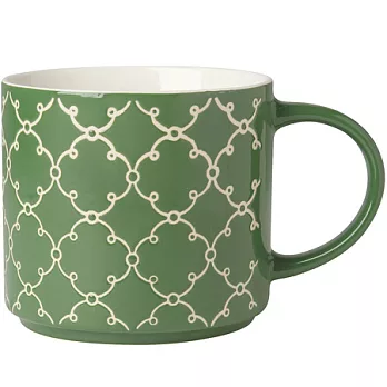 《NOW》雕紋馬克杯(深綠)