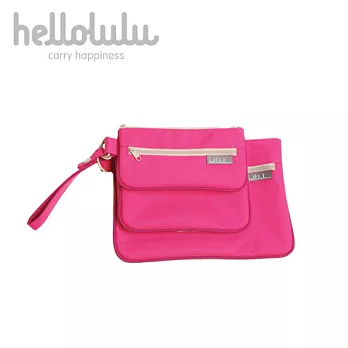 Hellolulu 旅行零錢包組(紫紅)