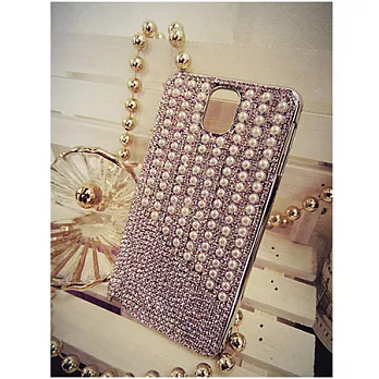 [BONE。BONE ]三星Samsung Note3手機背蓋殼。流星雨珍珠-紫色#042