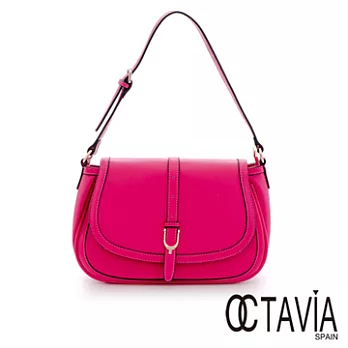 【Octavia 8 】馬蹄肩背包 小資裝很大半月肩背包 -紫桃紫桃