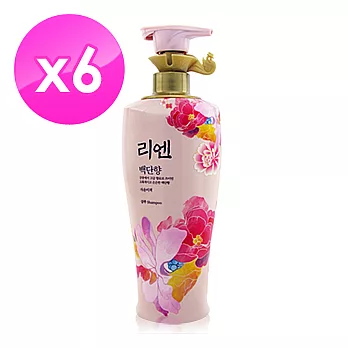 《韓國LG》明星愛用ReEn滋潤秘策髮根強化白檀香香氛洗髮精550ml*6瓶入