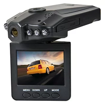 【魔鷹】270度翻轉螢幕6顆紅外夜視燈行車紀錄器(H198)-2入組黑
