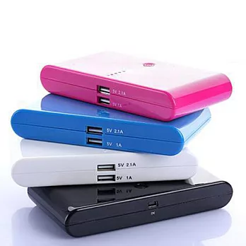 TAMBOY天霸王 聚合物行動電源15600mAh - 2入組白