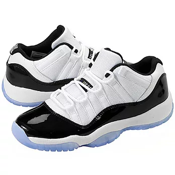 NIKE AIR JORDAN 11 LOW RETRO BG (GS) concord 528896-153 女生 童鞋 黑白 籃球鞋 528896-1534白黑