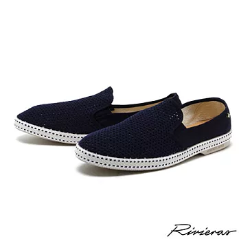 Rivieras 20° 20度 半 洞洞 懶人鞋 全藍 2004- 休閒鞋-40藍