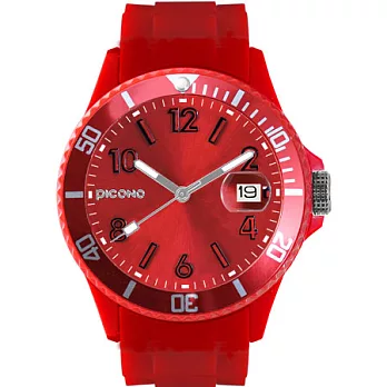 PICONO Watches - BALLOON COLOR系列手錶 - 紅/47.6mm