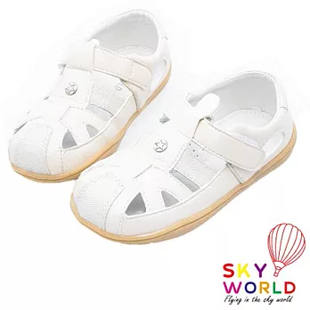 Sky World快樂郊遊手工寶寶鞋-經典米21經典米