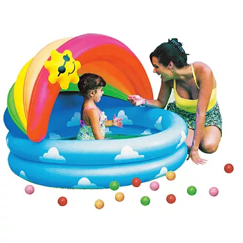 寶貝樂 彩虹泳球池送100球
