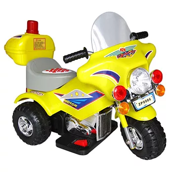 拉風交警電動車-黃