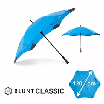 【紐西蘭BLUNT 保蘭特】抗強風 防反傘 抗UV 直傘 大號 CLASSIC 風格藍