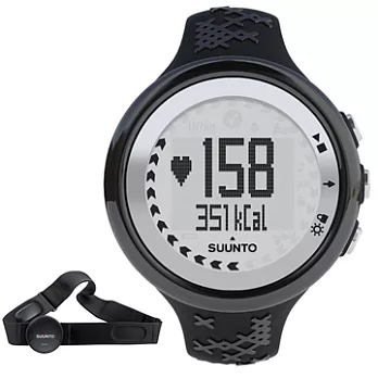 【SUUNTO】M5系列心律運動錶款 (銀/黑 SUSS015861000)