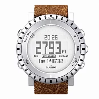【SUUNTO】Core Alu Black 多國語言登山錶.自助旅行錶(鋁/咖啡色 SUSS015916000)