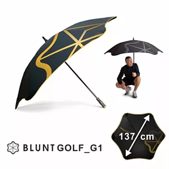 【紐西蘭BLUNT 保蘭特】抗強風 防反傘 抗UV 高爾夫球傘 中號 Golf _G1糖果黃