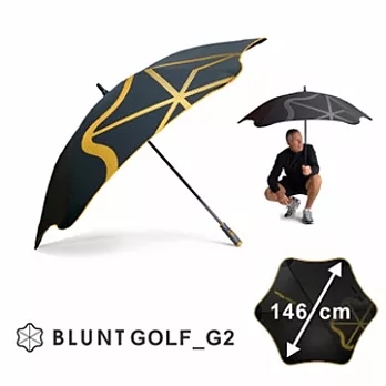 【紐西蘭BLUNT 保蘭特】抗強風 防反傘 抗UV 高爾夫球傘 大號 Golf _G2糖果黃