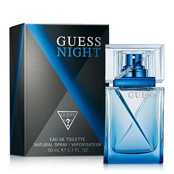 Guess Night 夜之酷男男性淡香水(50ml)-送品牌旅行包