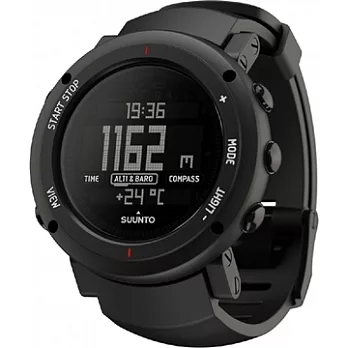 【SUUNTO】Core Alu Deep Black 多國語言登山錶.自助旅行錶,具高度計.指北針.氣壓計.釣魚錶 (黑 SUSS018734000)