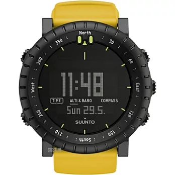 【SUUNTO】Core Blue Crush 運動錶.登山錶.自助旅行錶.釣魚錶 (黃/黑 SUSS018809000)