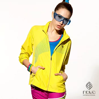 【NOYA】印刷配色輕薄防曬外套(#12520129-65)S芥末