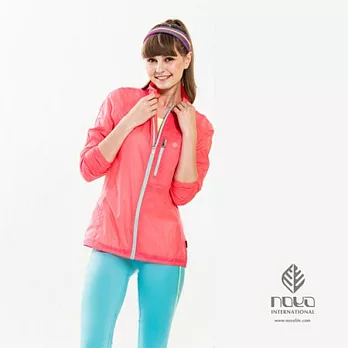 【NOYA】女輕量螢光夜跑外套(#12520528-22)S螢光桔