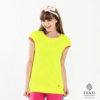 【NOYA】中長版修身女圓領衫(#22A20532-35)S螢光黃