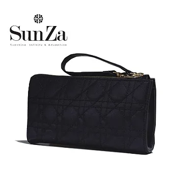 【SunZa】Diva 系列 手拿包 護照包 時尚黑時尚黑