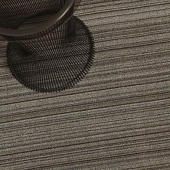 chilewich skinny stripe shag 細版條紋門墊-蘑菇