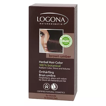 【即期品】LOGONA 經典植萃增色粉-焦糖茶褐色 100g