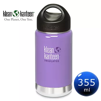 美國Klean Kanteen保溫鋼瓶355ml-薰衣紫