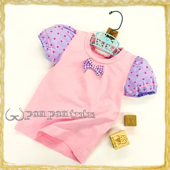 Panpantutu 澎澎短袖上衣-粉M-90