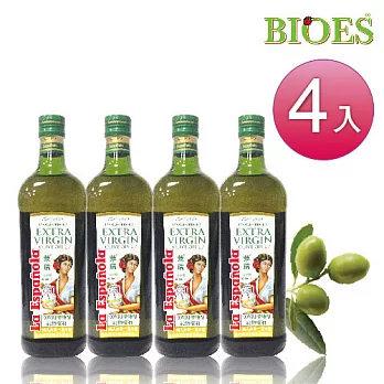 【囍瑞 BIOES】萊瑞初榨冷壓特級100%純橄欖油(1000ml - 4入)