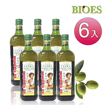 【囍瑞 BIOES】萊瑞初榨冷壓特級100%純橄欖油(1000ml - 6入)