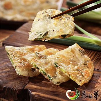 【慕鈺華】三星蔥仔餅x12包(60g*10片/包)