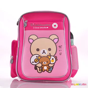 【拉拉熊】超輕立體護脊書包(淺粉)粉紅