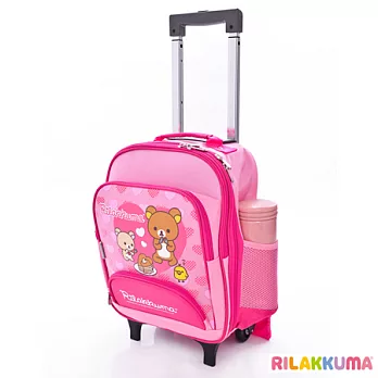 【拉拉熊】安全鋁合金拉桿書包(粉紅色)淺粉