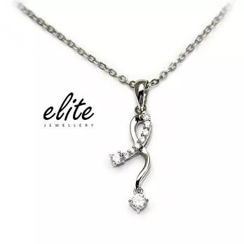 Elite伊麗珠寶 925純銀項鍊 - 一往情深