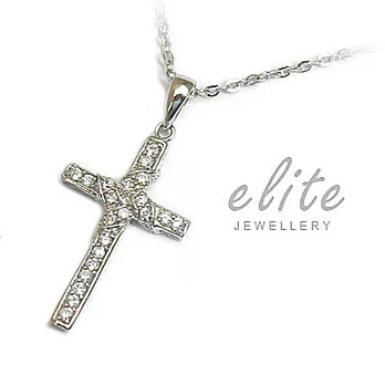 Elite伊麗珠寶 925純銀項鍊 - 虔誠