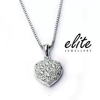 Elite伊麗珠寶 925純銀項鍊 - 滿心歡喜