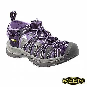 KEEN 女 WHISPER護趾涼鞋(深紫/灰)KE51246深紫/灰