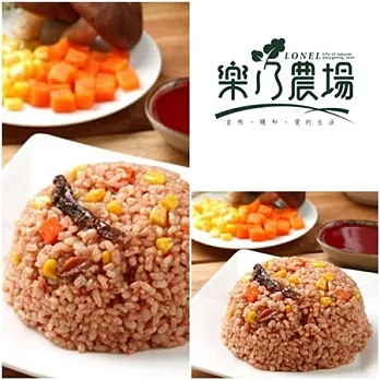 《樂乃農場》紅麴糙米炒飯(全素)(250g/份，共兩份)