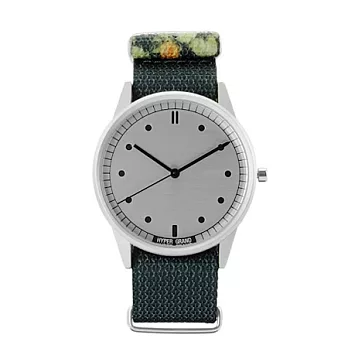 HYPERGRAND - GARDEN SKIRMISH FLIPSIDE爭艷花園手錶-反面款 (銀)