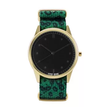 HYPERGRAND - JADE LEOPARD翡翠綠豹紋手錶 (金)