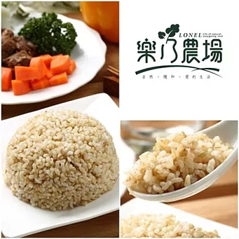 《樂乃農場》高纖糙米熟飯(全素)(250g/份，共兩份)