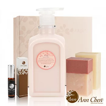陳怡安手工皂-玫瑰香氛精油禮盒4件組