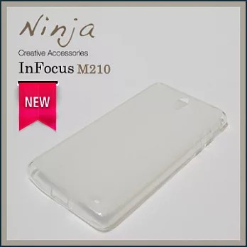 【東京御用Ninja】InFocus M210磨砂TPU清水保護套（透白色）